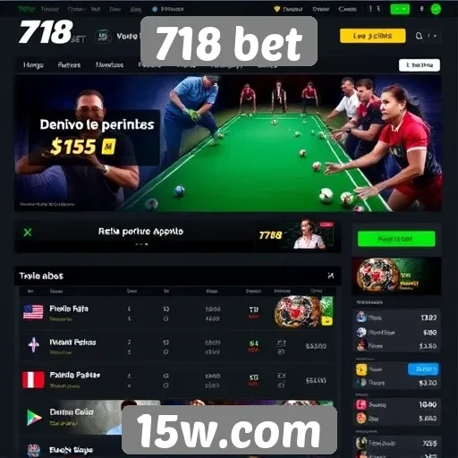 Novas funcionalidades do site 718 bet